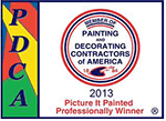 PDCA 2013 award for SNL Painting - house painters st charles mo