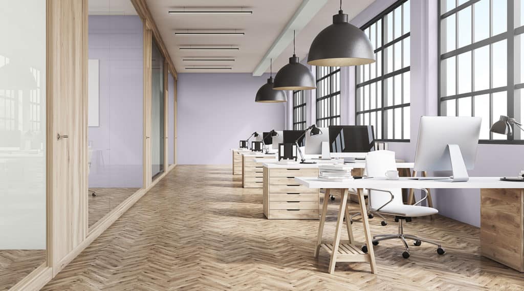 5 reasons to paint your commercial business, muted color office
